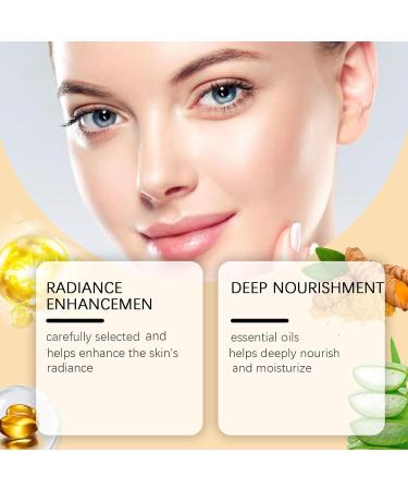 WRANBAO Facial serum with turmeric oil firming oil for the skin with turmeric vitamin serum moisturizes and illuminates antiaging facial serums for women and men 2 pieces 2 pieces - Buy Online on GoSupps.com