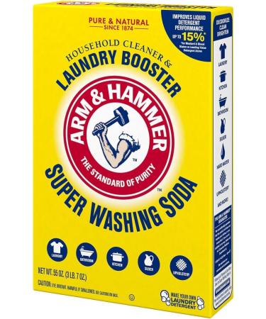 Arm & Hammer Super Washing Soda 1.55kg (55oz) - Pack of 2 - Buy Online on GoSupps.com