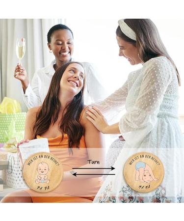 Unique Baby Gift for Boys | Wooden Decision Coin | Perfect Gifts for Birth & Baptism | Ideal for Expectant Mothers - Buy Online on GoSupps.com