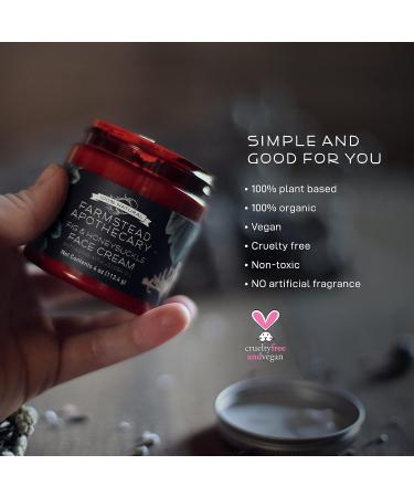 Farmstead Apothecary Fig & Honey Face Cream 4 oz | Nourishing Formula - Buy Online on GoSupps.com