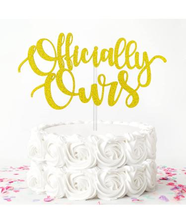 Officially Ours Cake Topper Happy Adoption Day Happy Gotcha Day Cake Topper Child Pet Adoption Party Supplies The Day I Got You Party Decoration Supplies