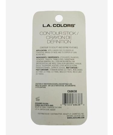 L.A. Colors Contour Stick - Light | CBCS287 - Easy Contouring for Flawless Makeup - Buy Online on GoSupps.com