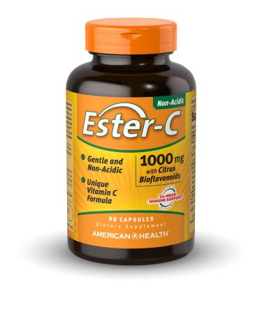 American Health - Ester-C with Citrus Bioflavonoids - 1000 mg. 90 Caps - Buy Online on GoSupps.com