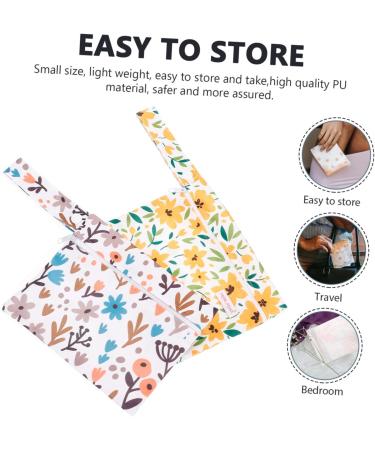 Healeved Menstrual Pad Bags - Set of 2 | Women's Coin Purse & Card Holder Wallet | Menstrual Liner & Tampon Collection Pouch | Cosmetic & Coin Bag - Buy Online on GoSupps.com