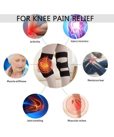 Heated Knee Massager for Pain Relief - Vibration and Heat Therapy for Knee Pain - Arthritis Support and Muscle Relaxation - Buy Online on GoSupps.com