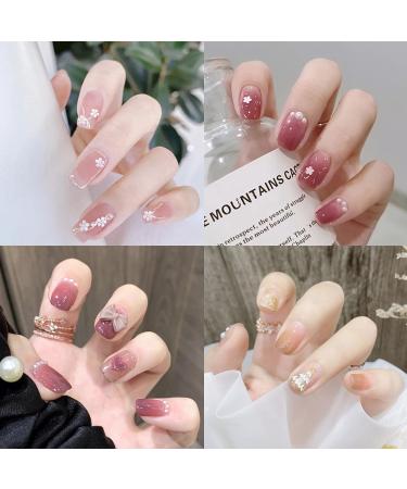 Geeker Chip 500 Pcs Acrylic Artificial Nails - French Ballerina Nail Tips in Clear Box - 10 Sizes Women - 500 Pack - Buy Online on GoSupps.com