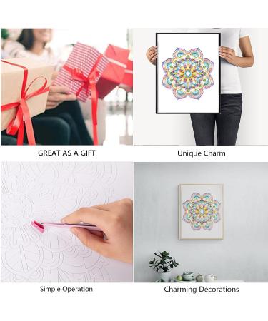 Uniquilling Paper Quilling Kit for Adults - Purple Mandala DIY Painting Kit - Quilling Tools for Home Decor - Ideal Gift for Beginners - Buy Online on GoSupps.com