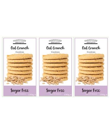 Farmhouse Farmhouse Biscuits Oatmeal Sugar Free Cookies 3 Pack 150g