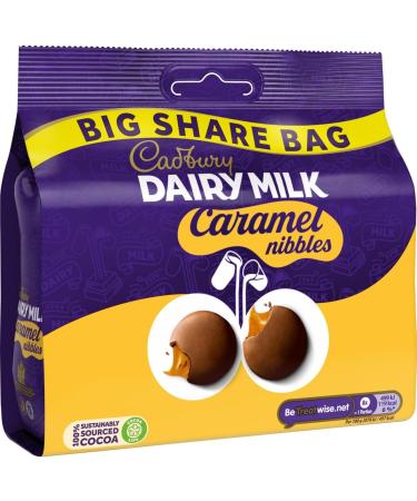 Cadbury Dairy Milk Caramel Nibbles Chocolate Bag 186g 186g (Pack of 1) - Buy Online on GoSupps.com