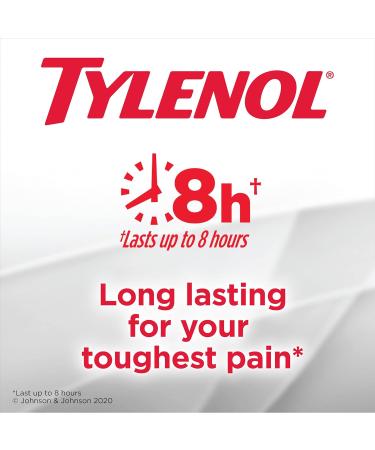 Tylenol Muscle Aches and Body Pain Acetaminophen 650 mg Joint Pain Muscle Ache Relief Fast and Long Lasting 16 Caplets - Buy Online on GoSupps.com