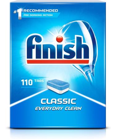 Finish Classic Dishwasher Tabs - 110 Count | Effective Cleaning Power - Buy Online on GoSupps.com