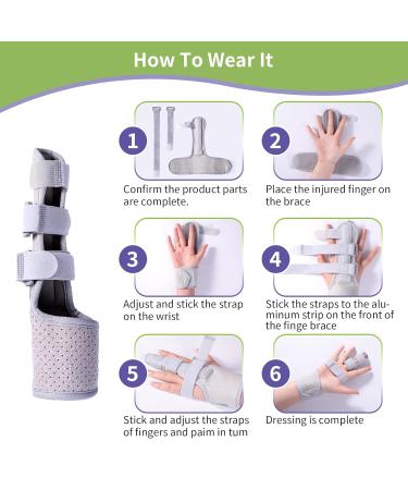Buy Trigger Finger Splint & Finger Brace | Joint Stabilizer & Hand Support for Broken Fingers - Shop Internationally - Buy Online on GoSupps.com