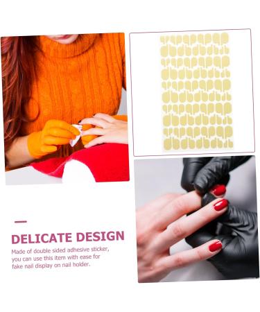 Mikinona 6 Sheets Manicure Tools Double-sided Tape Transparent Stickers Tape Double Sided Two Sided Tape Nail Art Tools Nail Stickers for Press Ons Nail Forms Double Sided Tape White - Buy Online on GoSupps.com