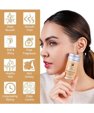 Oil Base Mask Hair Wax Stick 75g Hair Gel and 3pcs Hair Brush KitDouble Edge Comb Wigs Edge Control Slick Stick Non-Greasy Styling Pomade and Tail Comb - Buy Online on GoSupps.com