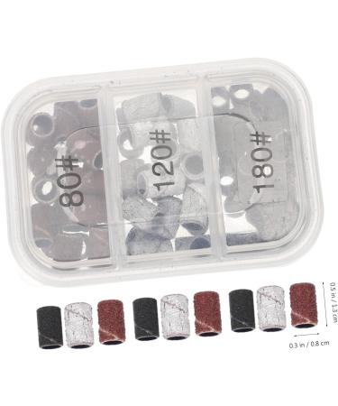 minkissy 1 Box Manicure Circle Nail Tools Nail Art Accessories Nail Sanding Bands Nail Art Sanding Bands Nail Drill Nail Set Tool Resin Abrasive Cloth Nail Polishing Rings Nail Drill Head 1.3X0.8X0.2cm As Shown - Buy Online on GoSupps.com