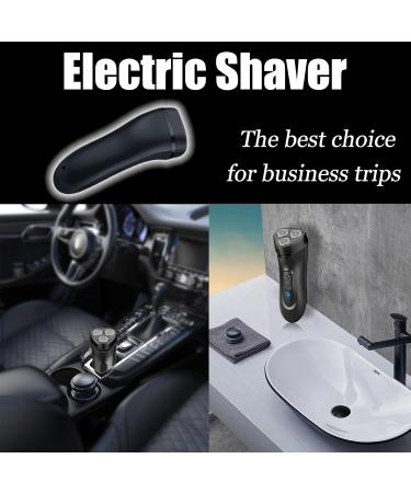 Electric Shaver for Men Electric Beard Trimmer Cordless USB Rechargeable Electric Men's Shaver Wet and Dry Men's Rotary Shavers with Pop-up Trimmer Waterproof Electric Pocket Shaver for Travel Home Use 057 - Buy Online on GoSupps.com