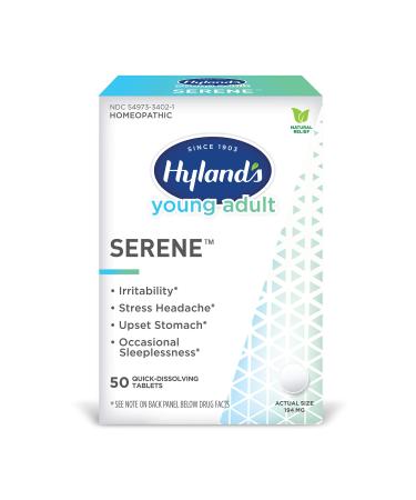Hyland's Young Adult Serene 194 mg 50 Quick-Dissolving Tablets