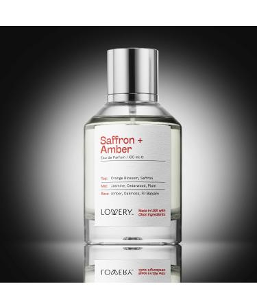 Saffron Amber Perfume for Women & Men Inspired by B.accarat Rouge 540 Long Lasting Womens Perfumes Clean Natural Fragrance EDP Spray 100ml Perfumes for Women Birthday Gifts for Mom Made in USA Clean Saffron Amber - Buy Online on GoSupps.com