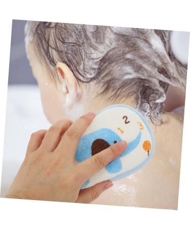 Healeved 6 pcs Cartoon Bath Sponge - Long Handle Exfoliating Scrubber & Portable Shower Tool for Clean and Lovely Bathing Experience - Buy Online on GoSupps.com