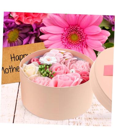 IWOWHERO Preserved Flower Decoration Scented Soap Rose Petals Rose Shaped Soap Floral Scented Soap Scented Plant Artificial Plants Mother's Day Simulation Soap Rose Wedding Soap Flower 16.2X16.2X8.2CM Pink - Buy Online on GoSupps.com