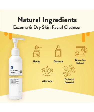 ECZEMA HONEY Oatmeal Facial Cleanser Bundle - Soothing Cream for Sensitive & Dry Skin - Cruelty Free - Buy Online on GoSupps.com