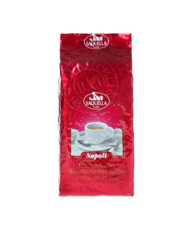 Saquella Saquella Espresso Napoli Aromatic Bar Strong and Light Chocolate Note: 1 kg of Whole Beans