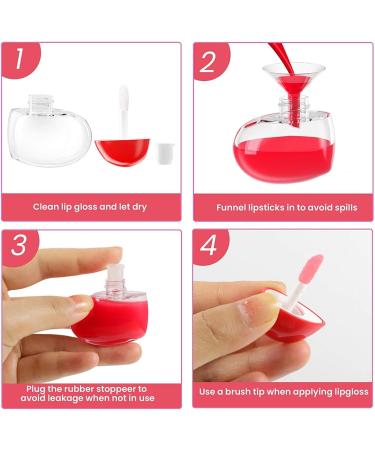 Buy Peiylism 20pcs Empty Lip Gloss Wand Tubes & Heart Shaped Lip Balm Tubes - 5ML DIY Cosmetic Containers for Women & Girls - Buy Online on GoSupps.com