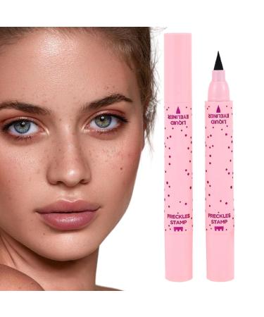 Freckles Pen Facial Dot Pen Waterproof 2in1 Freckle Stamp Eyeliner Long Lasting Makeup Tool for Daily Use by Women and Girls 03