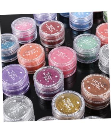 Beavorty 90 pcs Dust Cosmetic Eyeshadow Mineral Shadow Eye Powder Pearl Shimmer Makeup Multi-colors Pigments - Buy Online on GoSupps.com