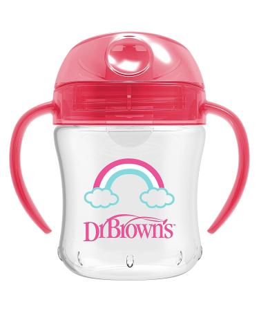Dr. Brown's Transition Sippy Cup with Soft Spout - Pink 6oz (1 Pack) | For 6m - Buy Online on GoSupps.com