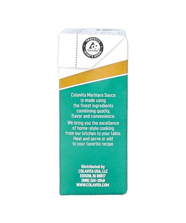 Colavita Marinara Pasta Sauce 13.76 oz Tetra Recart for Eco-Friendly Sustainable Packaging - Pack of 16 - Buy Online on GoSupps.com