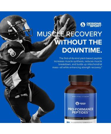 Designs for Sport Pro-Formance Peptides - Supports Muscle Growth & Recovery* - Athlete Formula to Support Peak Performance* - NSF Certified for Sport - 120 Vegetarian Capsules - Buy Online on GoSupps.com