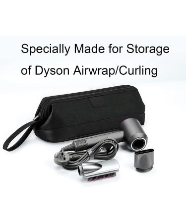 Storage Travel Case Bag Compatible with Dyson Airwrap & Curling Iron Portable Hair Dryer Carrying Bag Waterproof Storage Compatible with Dyson Supersonic Styler Attachments Protection (Black-Thick) - Buy Online on GoSupps.com