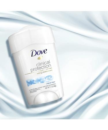 Dove Clinical Protection Anti-Perspirant Deodorant - Original Clean 1.7 oz | Prescription Strength - Buy Online on GoSupps.com