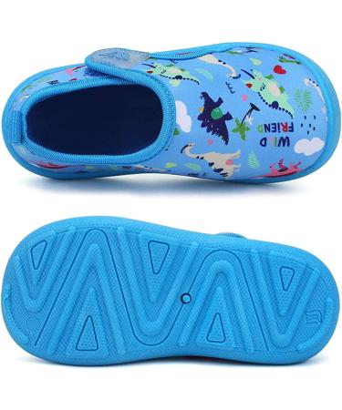 FANTURE Toddler Water Shoes - Dinosaur L.Blue - Aqua Sneakers for Boys and Girls - Buy Online on GoSupps.com