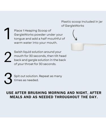 GargleWorks - Natural Dual Mouthwash and Throat Gargle for Fresh Breath and Oral Hygiene & Immunity with Zeolite Humic & Fulvic Minerals Clove and Ocean Trace Minerals. - Buy Online on GoSupps.com