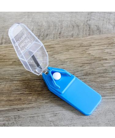 EZY DOSE Pill Cutter & Splitter Stainless Steel Blade - Travel Sized, 1 Count (Pack of 1) - Colors May Vary - Ideal for Cutting Pills, Vitamins, and Tablets (67015) - Buy Online on GoSupps.com