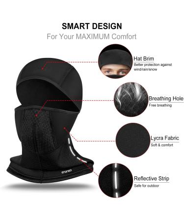 ENONEO Windproof Balaclava for Men & Women - Warm Face Mask for Biking Motorcycling & Sports - Buy Online on GoSupps.com