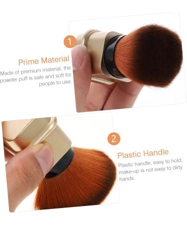 Beavorty professional makeup cosmetics brush powder brush fashion blush brush manicure paint 2.7*2.7cm Golden - Buy Online on GoSupps.com