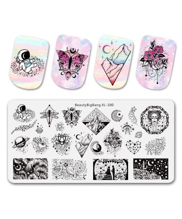 BeautyBigBang Nail Stamp Plate - Star & Butterfly Patterns for Stunning Manicure International Shipping Available - Buy Online on GoSupps.com