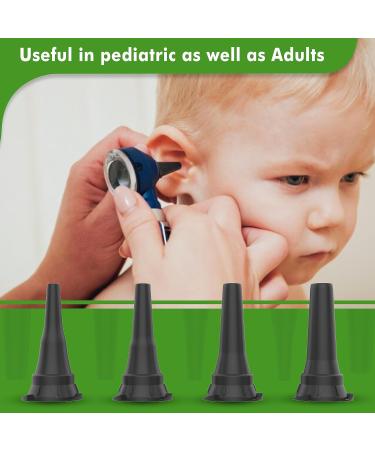 Reusable Diagnostic Otoscope Specula Set (2.5mm 3mm 4mm 5mm) - Compatible with Welch Allyn | International Shipping Available - Buy Online on GoSupps.com