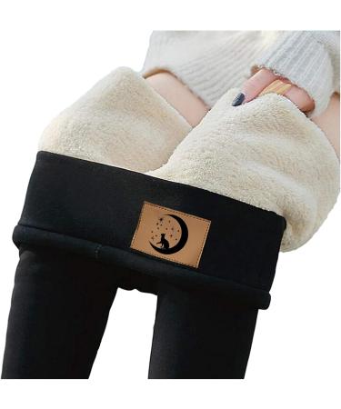 Jiqing Women's Winter Thermo Leggings High Waist Thick Plush Opaque Stocking Pants for Young Girls & Baby Girls - Buy Online on GoSupps.com