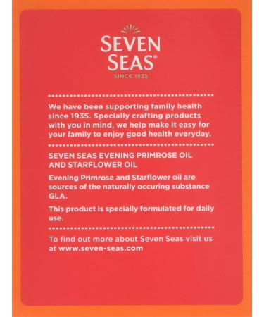 Seven Seas Evening Primrose Oil +1000 mg Starflower Oil Capsules 30 High Strength Tablets From Natural Oils GLA (Omega-6 Fatty Acid) With Vitamin E 30 count (Pack of 1) - Buy Online on GoSupps.com