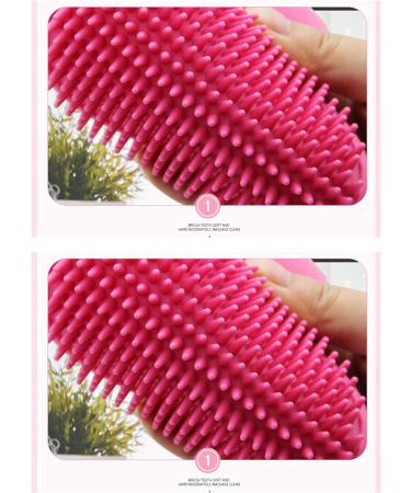 SystemsEleven Dog Bath Brush & Grooming Massage Glove with Adjustable Ring Handle - Buy Online on GoSupps.com