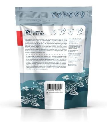 24Tea Soba Buckwheat Tea XXL - Natural Soba Tea for a Healthy Beverage Choice - Buy Online on GoSupps.com