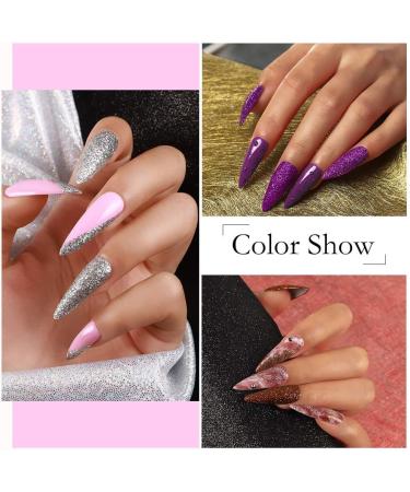 Acrylic Nail Kit with Acrylic Powder Brush False Tips Glitter Powder for Acrylic Nails Professional Manicure Set - Buy Online on GoSupps.com