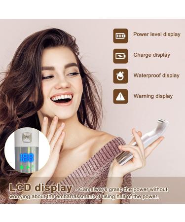 Emooncn 6-in-1 Women's Electric Razor & Epilator | USB Flawless Trimmer for Face Eyebrows Bikini & Intimate Areas | Perfect Gift for Women - Buy Online on GoSupps.com