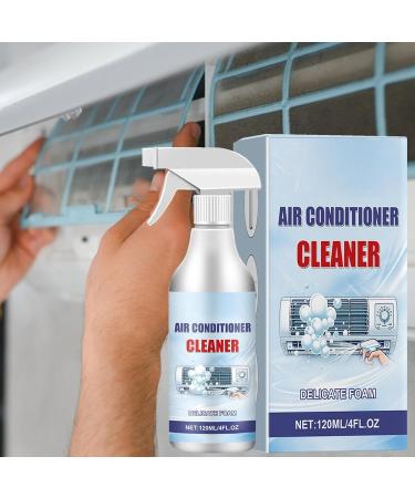 Fovolat Air Conditioner Cleaner Spray | 120ml Ac Coil Cleaner Foaming All-Purpose Household Bubble Ac Coil Foaming Spray Effective Solution Safe for Home Use - Buy Online on GoSupps.com