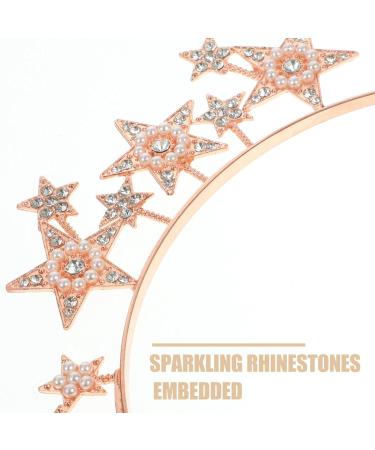 FRCOLOR Rhinestone Star Headband Bridal Tiara and Crowns Headband Star Headdress Goddess Angel Halo Hair Band Star Hair Accessories - Buy Online on GoSupps.com