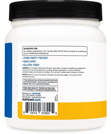 Nutricost BCAA Powder - Orange Mango Flavor 60 Servings 2:1:1 Ratio Gluten Free Non-GMO Vegetarian - International Shipping Available - Buy Online on GoSupps.com
